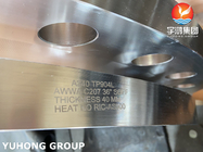 Βαλβίδα λεβήτων ανταλλακτών θερμότητας φλαντζών ASTM A240 GR F904L UNS N08904 ανοξείδωτου
