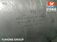 Εφοδιασμοί σωλήνων ζύγισης με μάζα ASTM A403 WP316L-WX 90Deg LR Ατσάλι αδιάβροχο αγκώνες B16.9