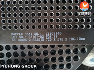 EN 10025-2 S235JR Πλάκα αποκλεισμού που χρησιμοποιείται σε εναλλάκτη θερμότητας