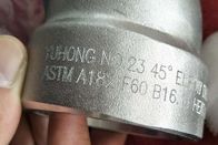 Ο διπλός χάλυβας σφυρηλάτησε το ομόκεντρο Swage 45°/ΓΡΆΜΜΑ Τ MSS SP-95 ASME B16.11 ΘΗΛΏΝ ΑΓΚΏΝΩΝ 90° συναρμολογήσεων ASTM A182 F60 S32205