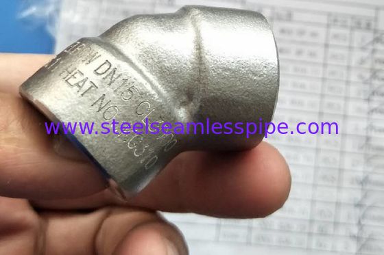 Ο διπλός χάλυβας σφυρηλάτησε το ομόκεντρο Swage 45°/ΓΡΆΜΜΑ Τ MSS SP-95 ASME B16.11 ΘΗΛΏΝ ΑΓΚΏΝΩΝ 90° συναρμολογήσεων ASTM A182 F60 S32205
