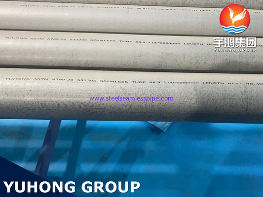 Καλό ντούμπλεξ 2205 της  σκληρότητας ASTM A789 S32205 άνευ ραφής σωλήνας 1,4462