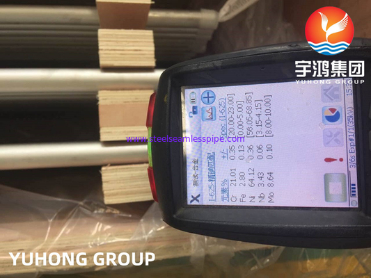 ASME SB444 Inconel 625 / UNS N06625 Νικελικό κράμα Χάλυβα U Bend Seamless Tube