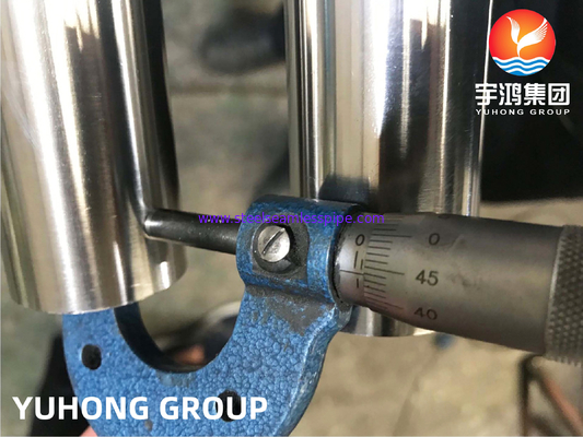 ASTM A270 TP304 Ζυγισμένος σωλήνας από ανοξείδωτο χάλυβα, φωτεινή επεξεργασία με αναψύκωση που χρησιμοποιείται σε υγειονομικές εφαρμογές