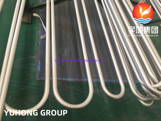 ASME SB444 Inconel 625 / UNS N06625 Νικελικό κράμα Χάλυβα U Bend Seamless Tube