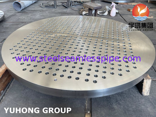 ASTM A182 F316L Tubesheet από ανοξείδωτο χάλυβα για εναλλάκτες θερμότητας κελύφους και σωλήνων