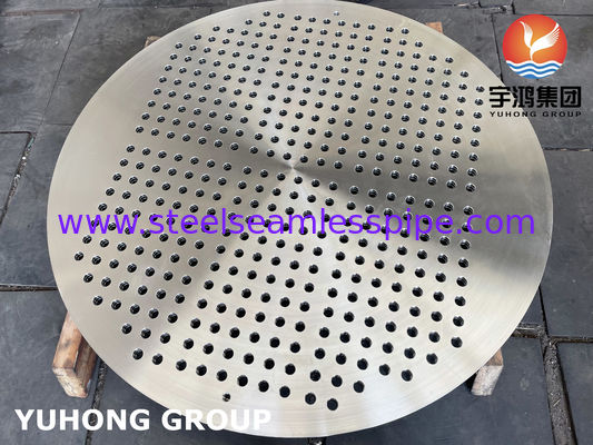 ASTM A182 F316L Tubesheet από ανοξείδωτο χάλυβα για εναλλάκτες θερμότητας κελύφους και σωλήνων
