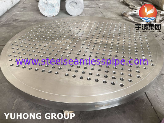 ASTM A182 F316L Tubesheet από ανοξείδωτο χάλυβα για εναλλάκτες θερμότητας κελύφους και σωλήνων