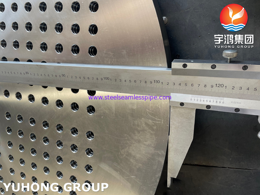 ASTM A182 F316 Πίνακας σωλήνων από ανοξείδωτο χάλυβα μεγάλης διαμέτρου, σφυρηλατημένο για εξαρτήματα εναλλάκτη θερμότητας