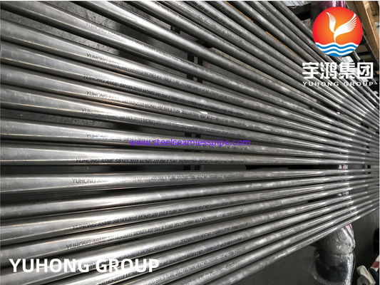 ASME SB163 UNS N04400 / Monel 400 Χωρίς συγκόλληση νικελίου σωλήνας για εναλλάκτη θερμότητας
