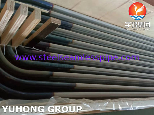 Σωλήνας εναλλάκτη θερμότητας U Bend από ανοξείδωτο χάλυβα ASTM A213 TP317L 100% ET