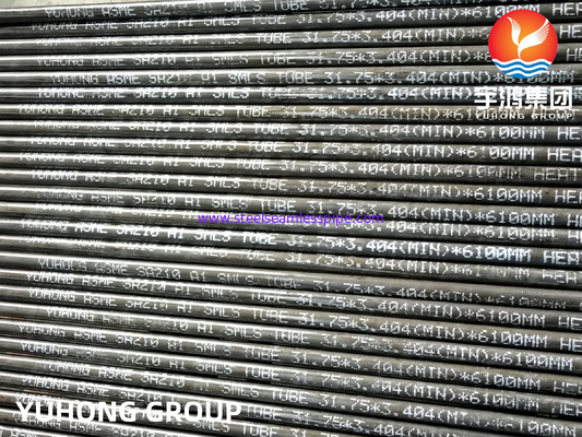Σωλήνες SMLS από ανθρακικό χάλυβα ASME SA210 GR.A1 για λέβητα και υπερθερμαντήρες