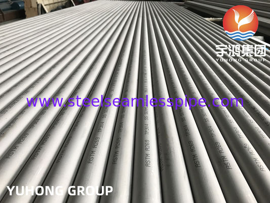 ASTM A269 TP304 Ατσάλινος αδιάβροχος σωλήνας ακινητοποιημένος, αναψυγμένος για εναλλάκτη θερμότητας με δοκιμή PMI