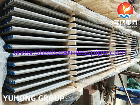 Σωλήνας εναλλάκτη θερμότητας SA213 TP316L (UNS S31603, 1.4404) U-κάμψης με θερμική επεξεργασία, αποξηραμένος & παθητικοποιημένος