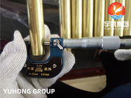 Άνευ ραφής σωλήνας ορείχαλκου σωλήνων κραμάτων χαλκού ASTM B111 C44300 για τη σωλήνωση εξατμιστήρων