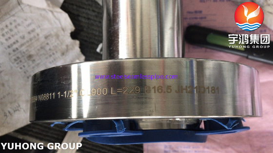 Μακριά φλάντζα λαιμών συγκόλλησης Astm B564 N08811 CL900 χάλυβα Incoloy