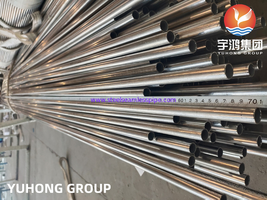 ASME SA249 TP304 304L SUS304 1.4301 Ζυγισμένος σωλήνας για συμπυκνωτή λέβητα