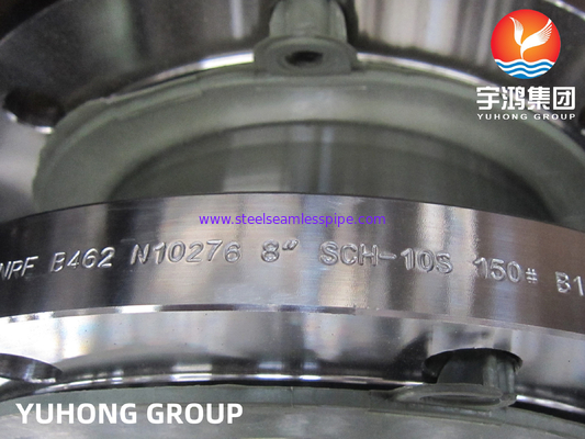 ASTM B462 UNS N10276 / Hastelloy C276 Φλάνσα λαιμού συγκόλλησης νικελίου Φλάνσα WNRF