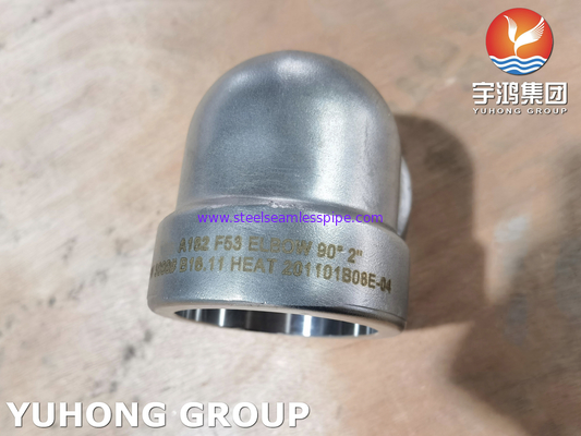 A182 F53 Σωλήνας συγκόλλησης αγκώνα, UNS S32750 Super Duplex Steel Forged Fitting