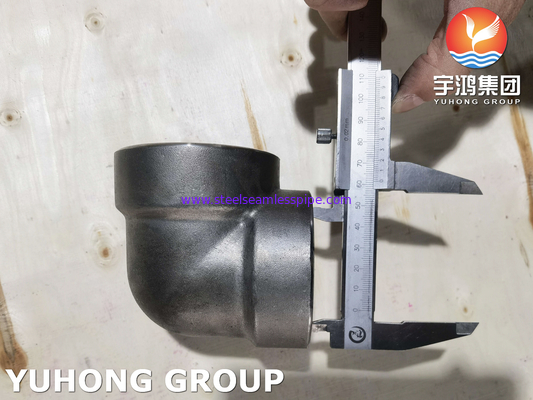 A182 F53 Σωλήνας συγκόλλησης αγκώνα, UNS S32750 Super Duplex Steel Forged Fitting