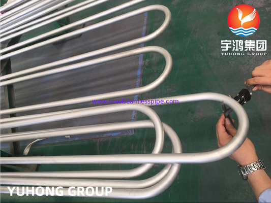Αντίσταση στη διάβρωση ASTM B444 N06625 Inconel Seamless U Bend Tube