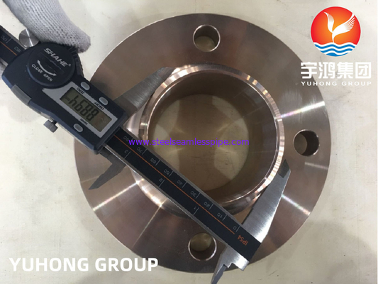 ΑΣTM B151 C70600 2.0872 Cu-Ni Alloy Forged Weldneck Flange RF B16.5