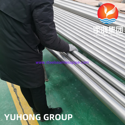 ASTM B861 GR2 (R50400, 3.7035) Χωρίς συγκόλληση σωλήνες από κράμα τιτανίου