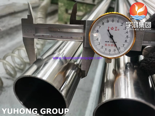 Το ανοξείδωτο ASTM A270 TP316L γυάλισε τον υγειονομικό χωρίς συγκόλληση σωλήνα