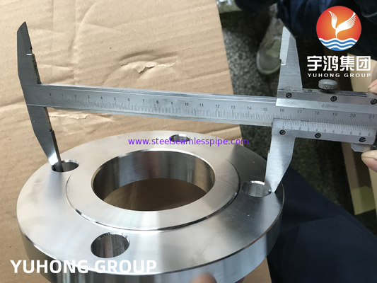 ASME A182 F304/f304L/F316 / F316L Brida de Acero Ατσάλινη Στρίψιμο στην φλάντσα Ζυθοποιία λαιμό φλάντσα RF FF