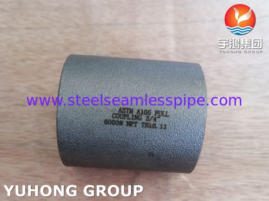 A105 Coupling (NPT/BSPT) ASME B16.11, σφυρηλατημένο εξάρτημα από ανθρακούχο χάλυβα για αγωγούς πετρελαίου & φυσικού αερίου