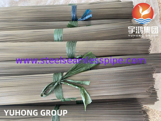 Ανοξείδωτος Σωλήνας Τριχοειδής Λαμπρής Ανόπτησης ASTM A213 / ASTM A269 TP304/304L TP316/316L 19.05 X 1.65 X 6096MM