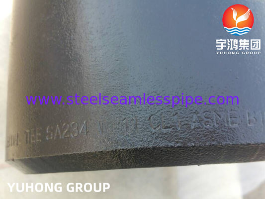 ASTM A234 WP11 Σύνθετο χάλυβα Butt Weld Tee ASME B16.9 για σωλήνες υψηλής θερμοκρασίας