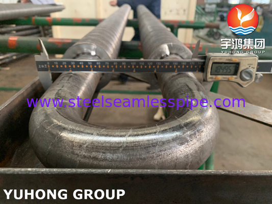 Τύπος φινάκιας U Bend, ASTM A106 Gr. B Υψηλής συχνότητας συγκολλημένος φινάκιας για ανταλλακτές θερμότητας
