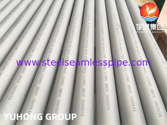 ASTM B677 TP904L UNS N08904 Ανοξείδωτος Χάλυβας Άνευ Ραφής Σωλήνας