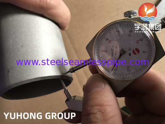 Άκρη ΓΡΑΜΜΆΤΩΝ Τ ASTM A815 s31803-W Υ που ενώνεται στενά εγκατάσταση του αερίου λιπάσματος καθαρισμού πετρελαίου B16.9