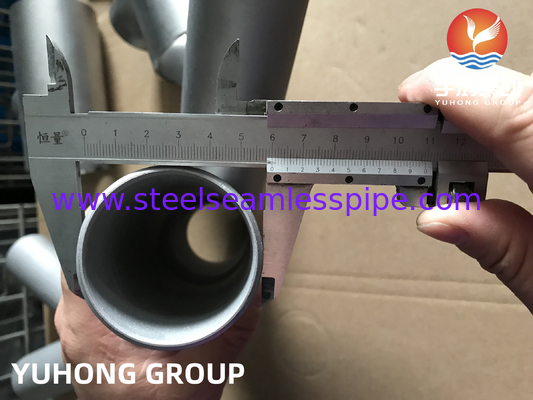 Άκρη ΓΡΑΜΜΆΤΩΝ Τ ASTM A815 s31803-W Υ που ενώνεται στενά εγκατάσταση του αερίου λιπάσματος καθαρισμού πετρελαίου B16.9