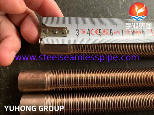 ASTM B111 UNS C70600 Τύπος από κράμα χαλκού νικελίου Ανταλλάκτης θερμότητας