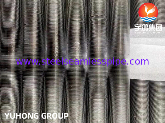 ASME SB163 UNS N04400 Νικελικό κράμα ενσωματωμένο σωλήνα τύπου G με πτερύγια από αλουμίνιο
