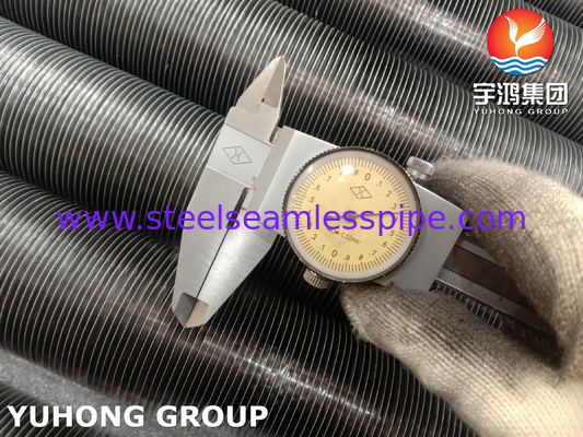ASME SB163 UNS N04400 Νικελικό κράμα ενσωματωμένο σωλήνα τύπου G με πτερύγια από αλουμίνιο