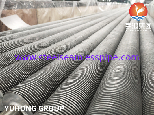 Σωλήνας με πτερύγια εξώθησης ASTM A213 TP304 Για εφαρμογές εναλλάκτη θερμότητας πετρελαίου, ψύκτη αέρα και συμπυκνωτή