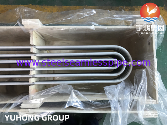 ASTM A213 TP304, 1.4301 Ατσάλινος Χάλυβας Χωρίς Σύνδεση Σωλήνας U Bend για Ανταλλάκτη Θέρμανσης