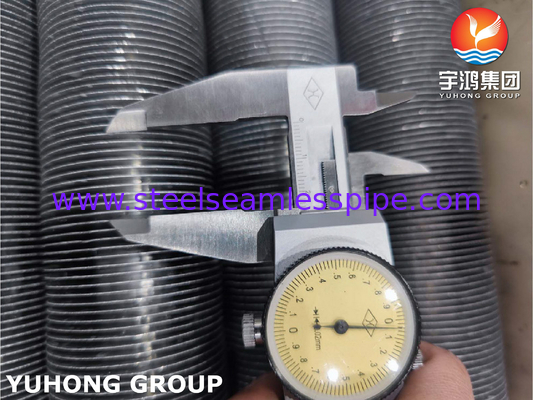 ASTM B163 UNS N08825, Incoloy825 Εκχυλισμένος φτερωτός σωλήνας με φτερά αλουμινίου για εναλλάκτη θερμότητας