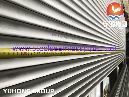 Σωλήνες ανταλλακτών θερμότητας, ASTM A269 TP304, 1.4301 Σωλήνες χωρίς συγκόλληση από ανοξείδωτο χάλυβα για θέρμανση