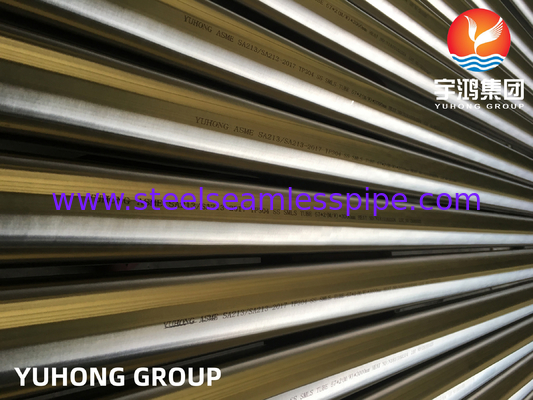 ASME SA213 ASTM A213 TP304 Χωρίς συγκόλληση σωλήνες ανταλλακτών θερμότητας από ανοξείδωτο χάλυβα