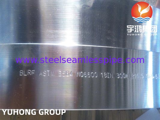 ASTM B564 Σύνθεση 600 Νικέλου Σύνθεση τυφλή φλέβα με ανυψωμένη όψη για εφαρμογές υψηλής θερμοκρασίας