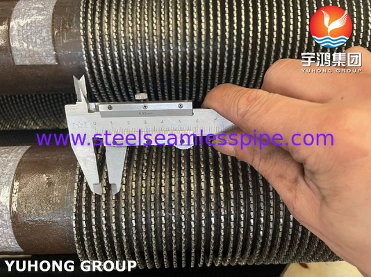 Δορυφόρος φτερωτού σωλήνα ASTM A335 Gr. P9 Χάλυβα κράμα HFW Χερματομεταλλευτής