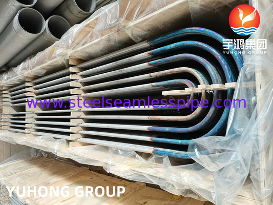 ASME SA213 TP316L Ατσάλινο σωλήνα U Bend για εναλλάκτη θερμότητας και λέβητα