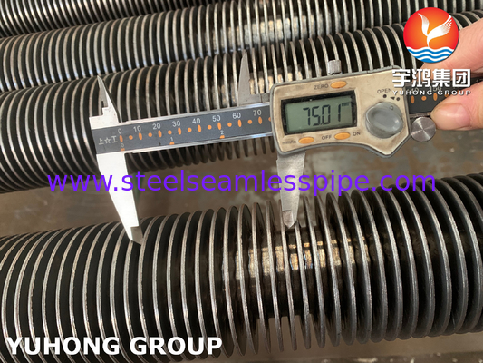 ASTM A106 HF συγκόλληση Gr. B Ατσάλι άνθρακα U Bend Fin σωλήνα για εναλλάκτη θερμότητας