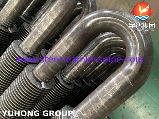 ASTM A106 HF συγκόλληση Gr. B Ατσάλι άνθρακα U Bend Fin σωλήνα για εναλλάκτη θερμότητας