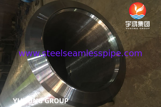 ASTM A335 / ASME SA335 P9 Σύνθετο χάλυβα αδιάβροχο σωλήνα μαύρη ζωγραφική βεβλεμένο άκρο